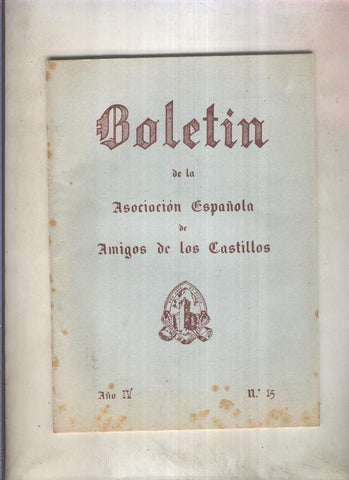 Boletin de la Asociacion Española de Amigos de los Castillos numero 015 (1956)