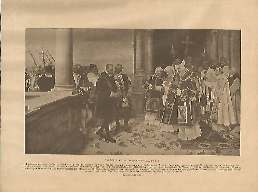LAMINA 5110: Carlos V en el Monasterio de Yuste