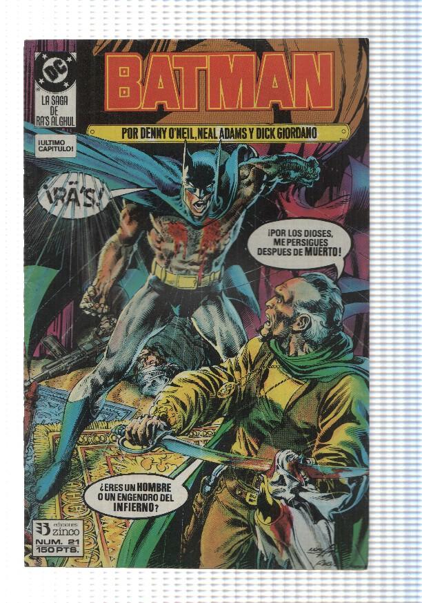 comic, DC: Batman num 21, la saga de Ras al ghul ultimo capitulo - El demonio vive otra vez