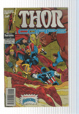 comic, forum: Thor Corps num 2 de 4. Hagase el caos. Tom DeFalco - Patrick Olliffe