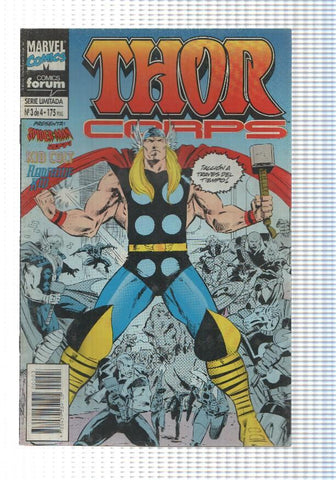 comic, forum: Thor Corps num 3 de 4. Destrozado por la realidad. Tom DeFalco - Patrick Olliffe
