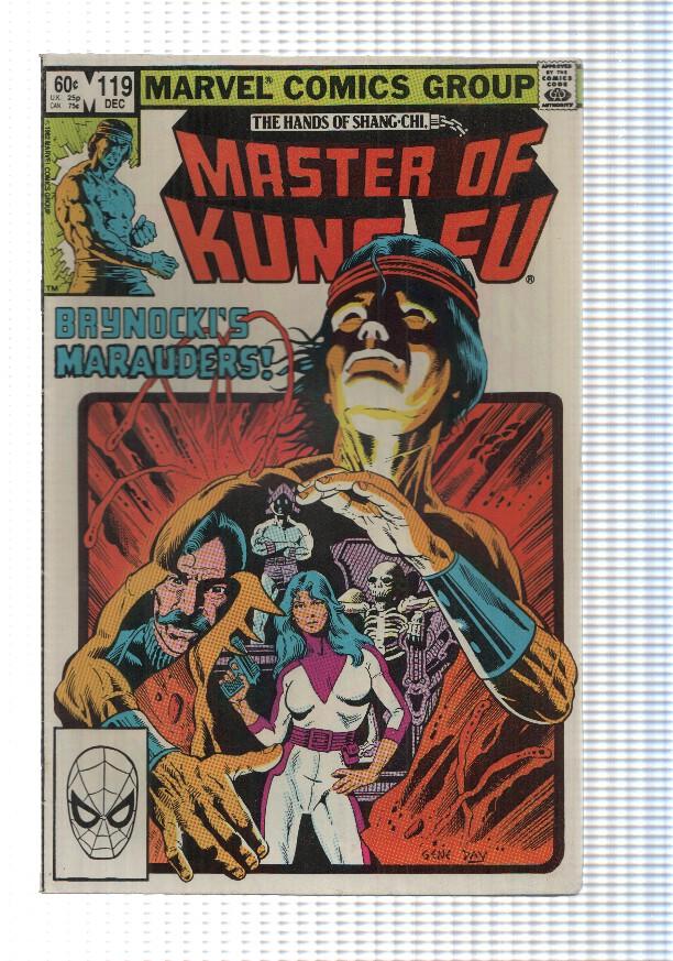 comic: Master of Kung-Fu vol. 1 num 119 (Dec 1982). Brynockis Marauders