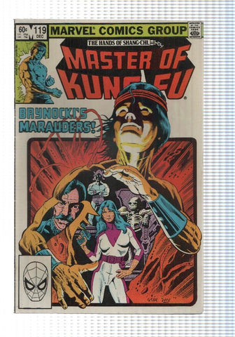 comic: Master of Kung-Fu vol. 1 num 119 (Dec 1982). Brynockis Marauders