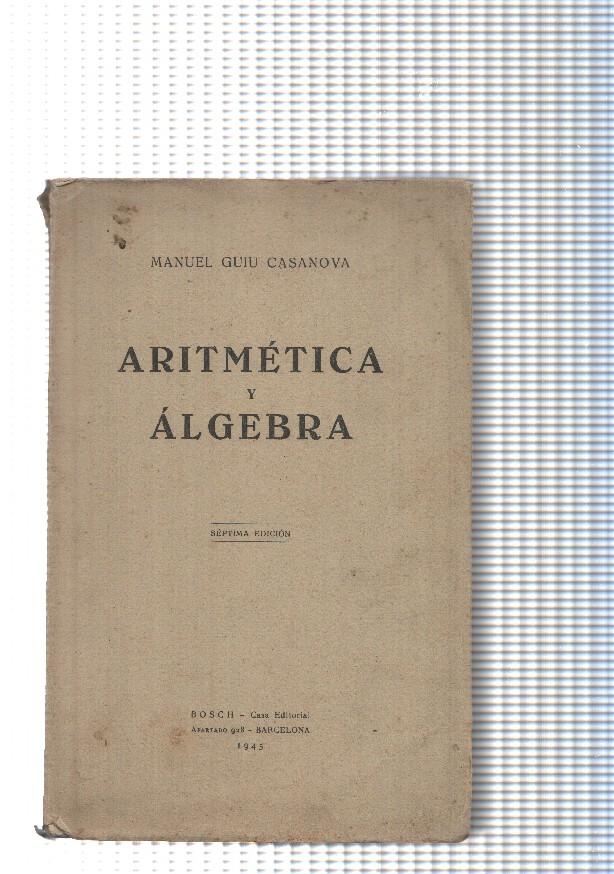 Aritmetica y Algebra
