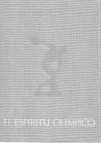 El Espiritu Olimpico
