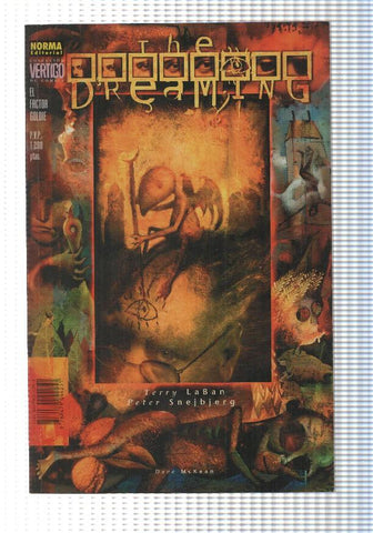 Vertigo num 2) The Dreaming - El factor Goldie primera parte. Subrayados en las paginas iniciales y creditos.
