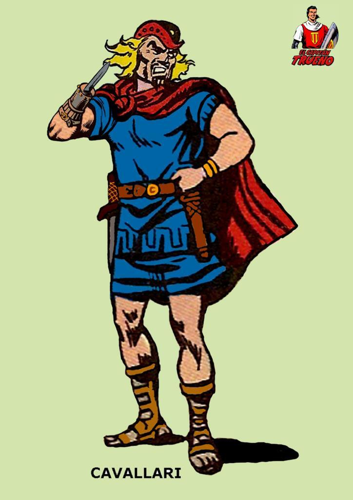 Poster DIN 4 numero 0470: El Capitan Trueno: Cavallari