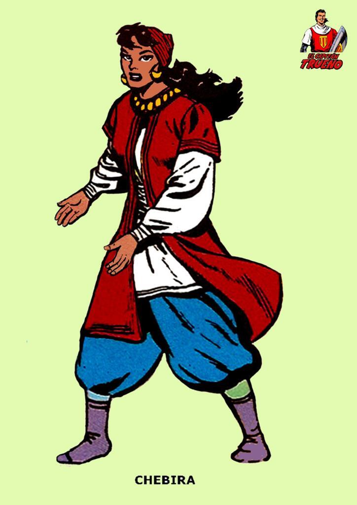 Poster DIN 4 numero 0471: El Capitan Trueno: Chebira