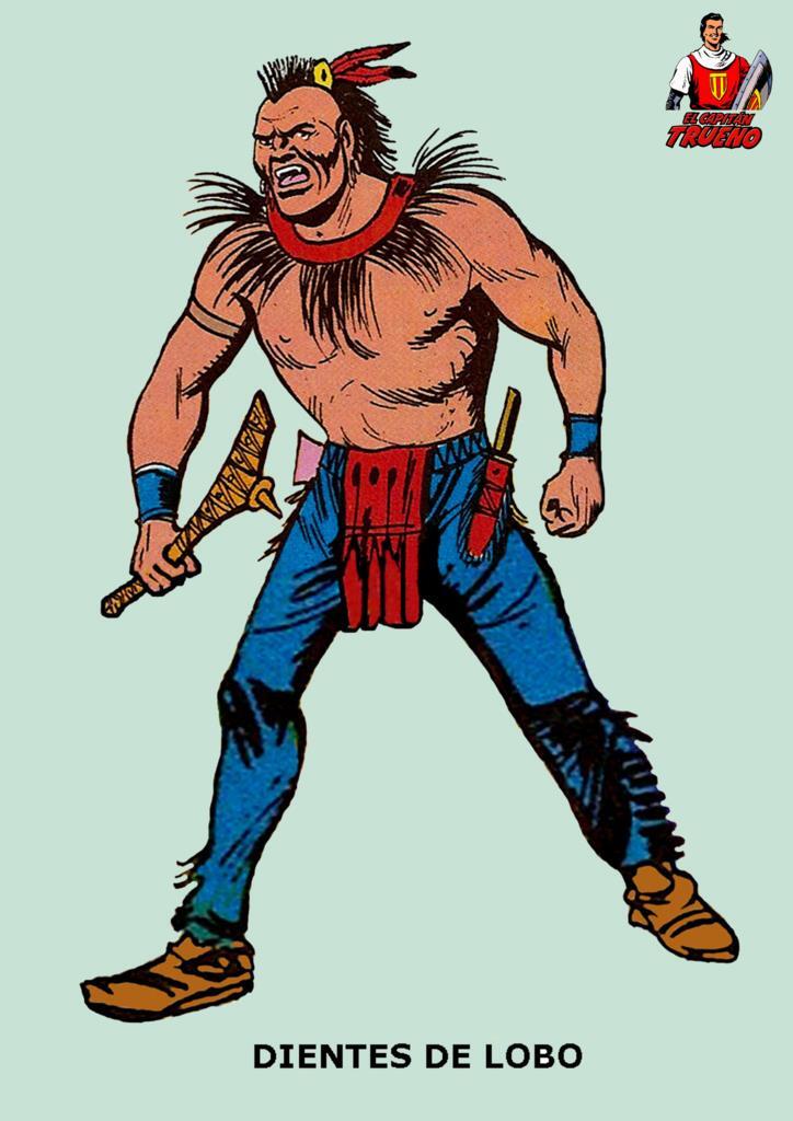 Poster DIN 4 numero 0474: El Capitan Trueno: Dientes de lobo