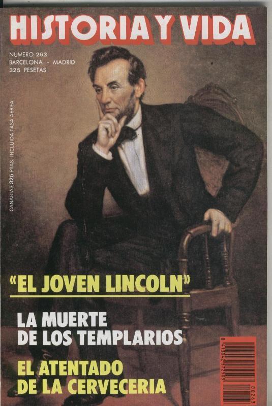 Historia y Vida numero 263: El joven Lincoln, El baron Corvo
