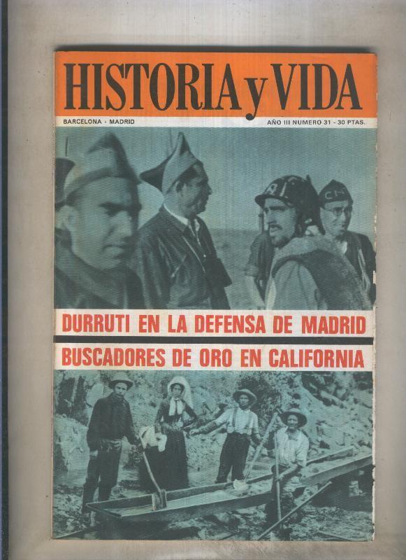 Historia y Vida numero 031 (numerado 1 en trasera(