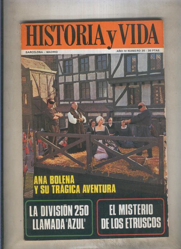 Historia y Vida numero 035 (numerado 2 en trasera)