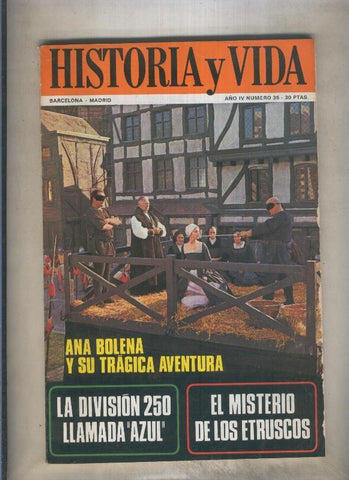 Historia y Vida numero 035 (numerado 2 en trasera)