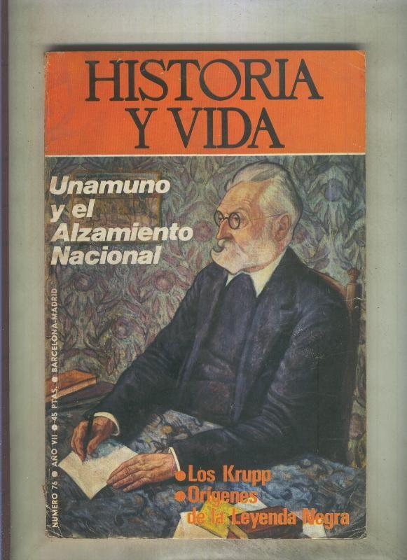 Historia y vida numero 076 (numerado 3 en trasera)