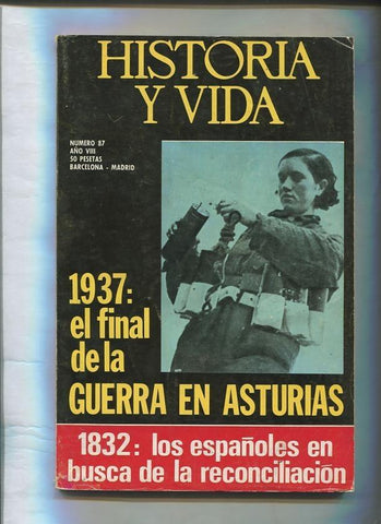 Historia y Vida numero 087 (numerado 1 en trasera)