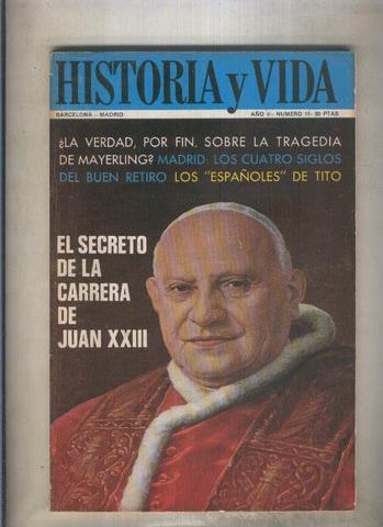 Historia y Vida numero 011 (numerado 2 en trasera)