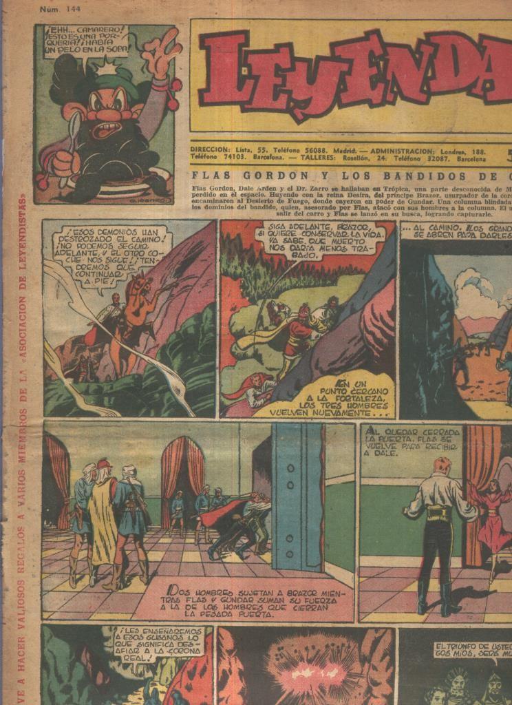 Leyendas Infantiles de Hispano Americana numero 144 (procede de tomo desencuadernado)