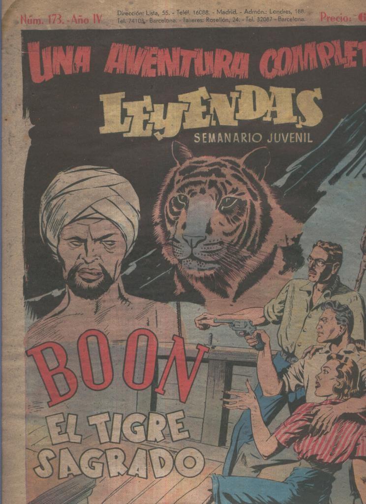 Leyendas Infantiles de Hispano Americana numero 173 (procede de tomo desencuadernado)