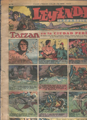 Leyendas Infantiles de Hispano Americana numero 093 (procede de tomo desencuadernado)