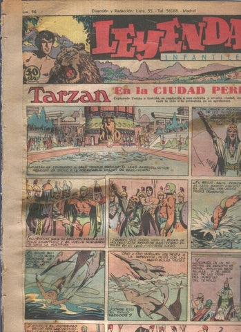 Leyendas Infantiles de Hispano Americana numero 096 (procede de tomo desencuadernado)