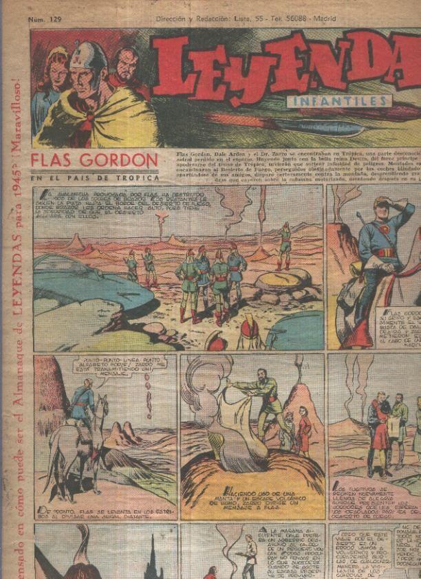 Leyendas Infantiles de Hispano Americana numero 129 (procede de tomo desencuadernado)