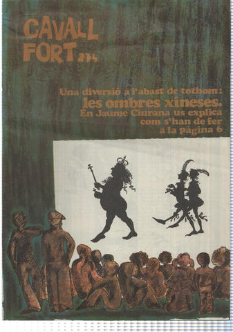 revista: Cavall Fort num 274, març 1974 - Les ombres xineses