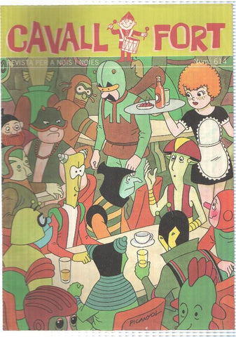 revista: Cavall Fort num 614, feb 1988 - Entrevista a Miquel Garcia - el home del Turo de lHome