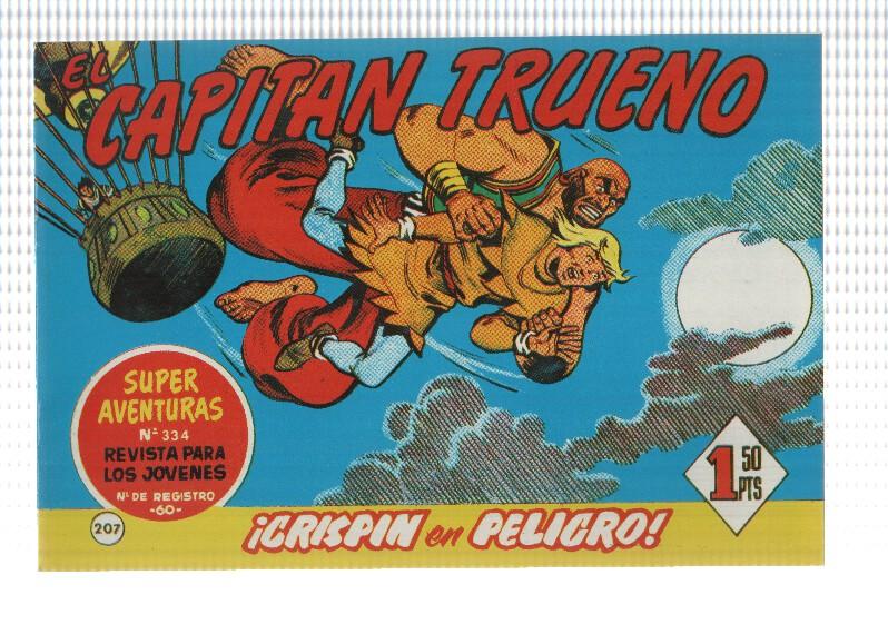 Facsimil editor desconocido de El Capitan Trueno numero 207: Crispin en peligro