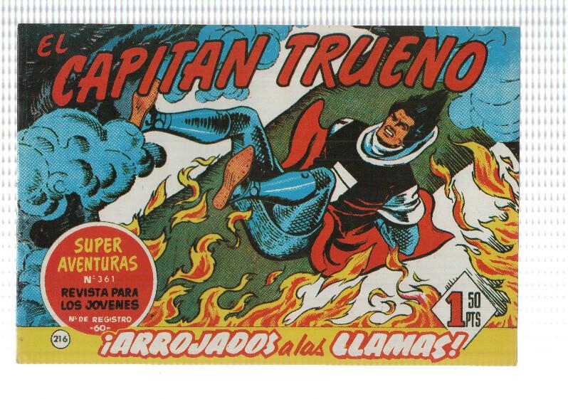 Facsimil editor desconocido de El Capitan Trueno numero 216: Arrojados a las llamas