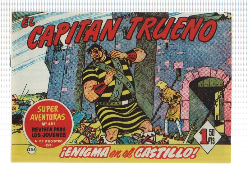 Facsimil editor desconocido de El Capitan Trueno numero 256: Enigma en el castillo