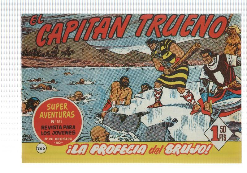 Facsimil editor desconocido de El Capitan Trueno numero 266: la profecia del brujo