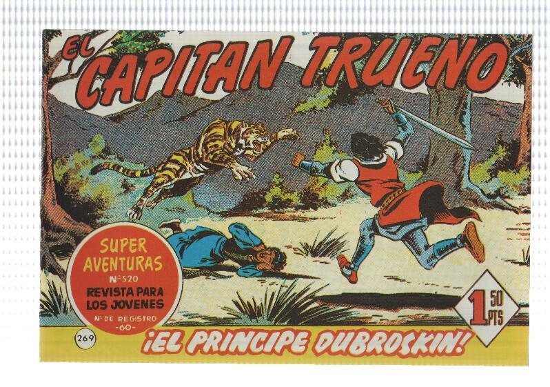 Facsimil editor desconocido de El Capitan Trueno numero 269: El principe Dubroskin