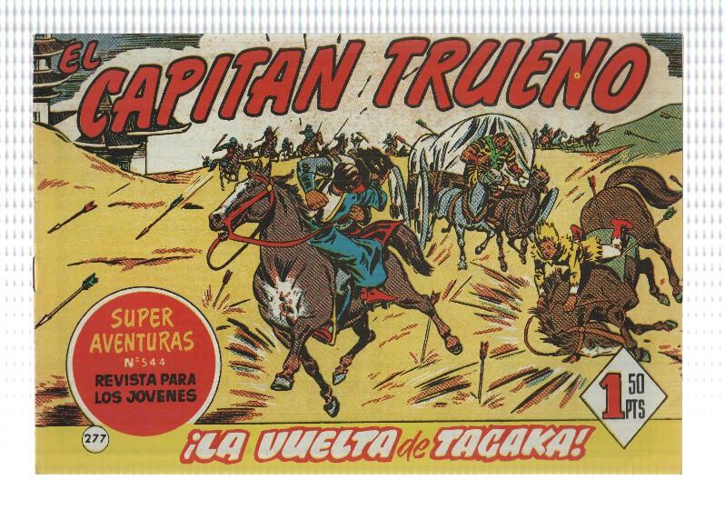 Facsimil editor desconocido de El Capitan Trueno numero 277: La vuelta de Tagaka
