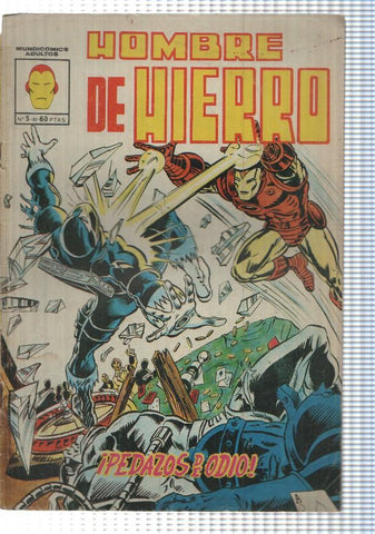 Mundi Comics: Hombre de Hierro 5, 1982 - Pedazos de odio