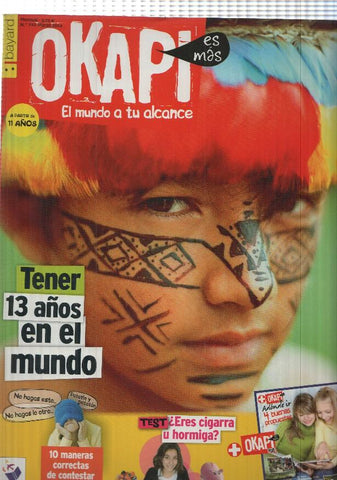 revista Okapi: num 112 mar 2012. En portada Yomgui Dumont, 10 maneras correctas de contestar a tus padres