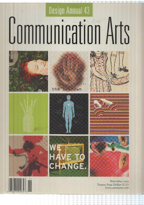 Libro Publicidad: Design Annual 43, Communication Arts. November 2002, volume 44 number 6