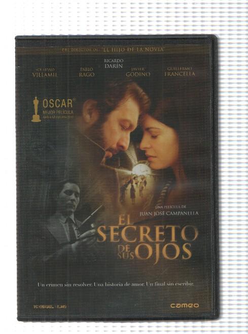 Pelicula DVD: El secreto de sus ojos. Una pelicula de Jose Campanella con Ricardo Darin, Soledad Villamil