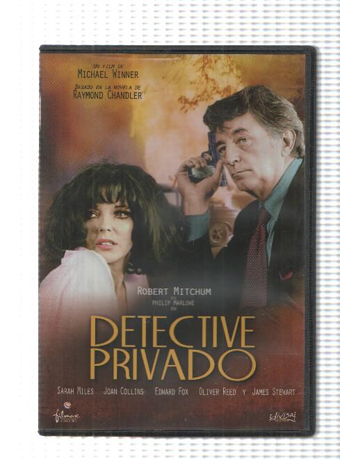 Pelicula DVD: Detective Privado (1977). Un film de Michael Winner con Robert Mitchum, Sarah Miles, Joan Collins