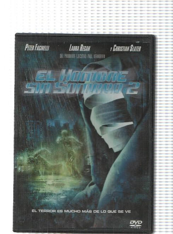 Pelicula en DVD: El hombre sin sombra 2. Dirigida por Claudio Faeh con Peter Facinelli, Laura Regan y Christian Slater