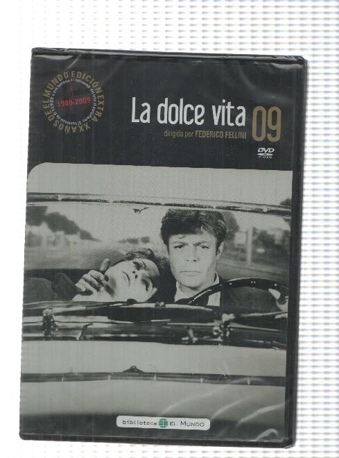 DVD: La Dolce Vita (1960). Biblioteca el mundo. Edicion Extra XX Años de el Mundo num 9