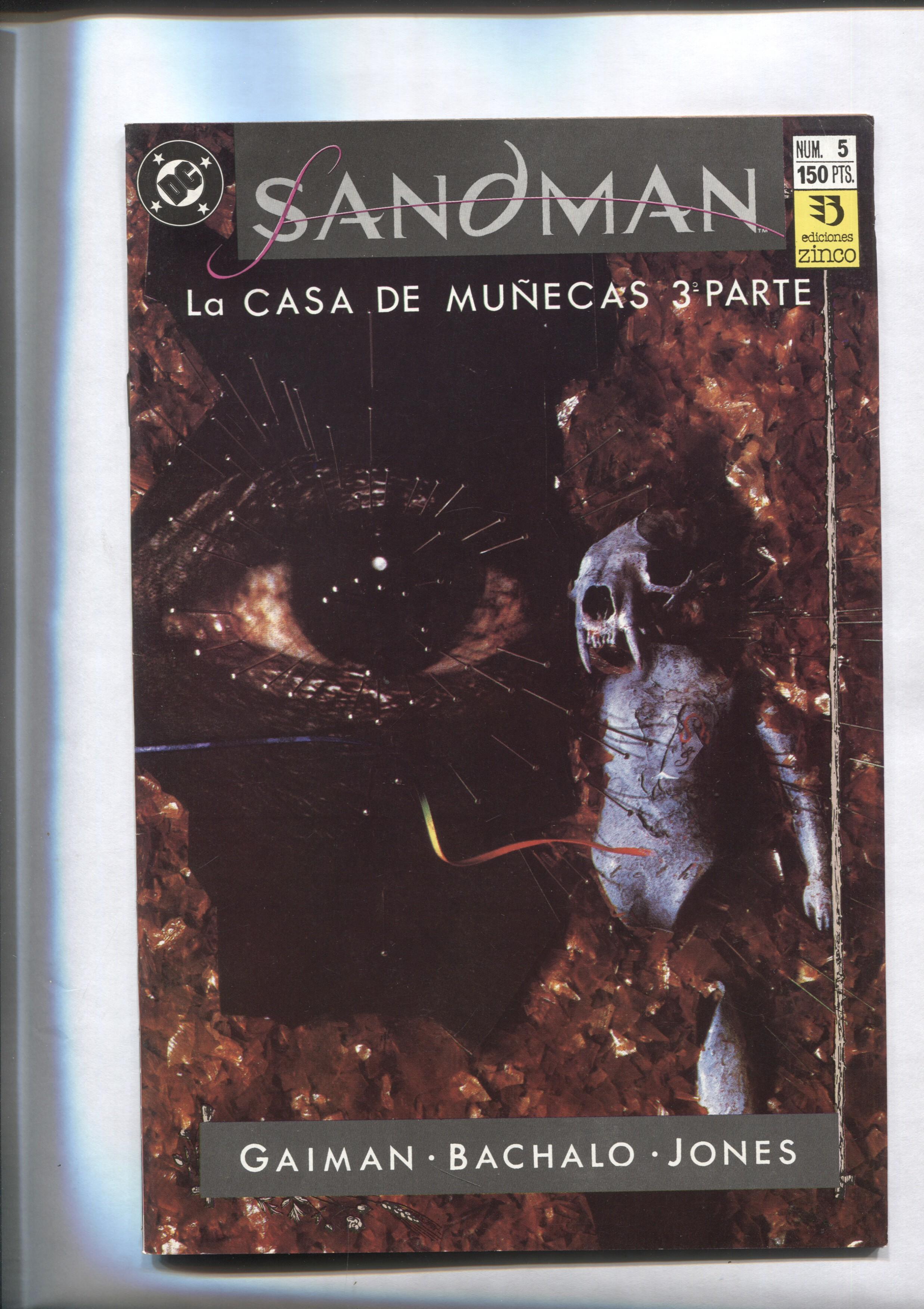 Ediciones Zinco: Sandman numero 05: casa de muñecas, tercera parte