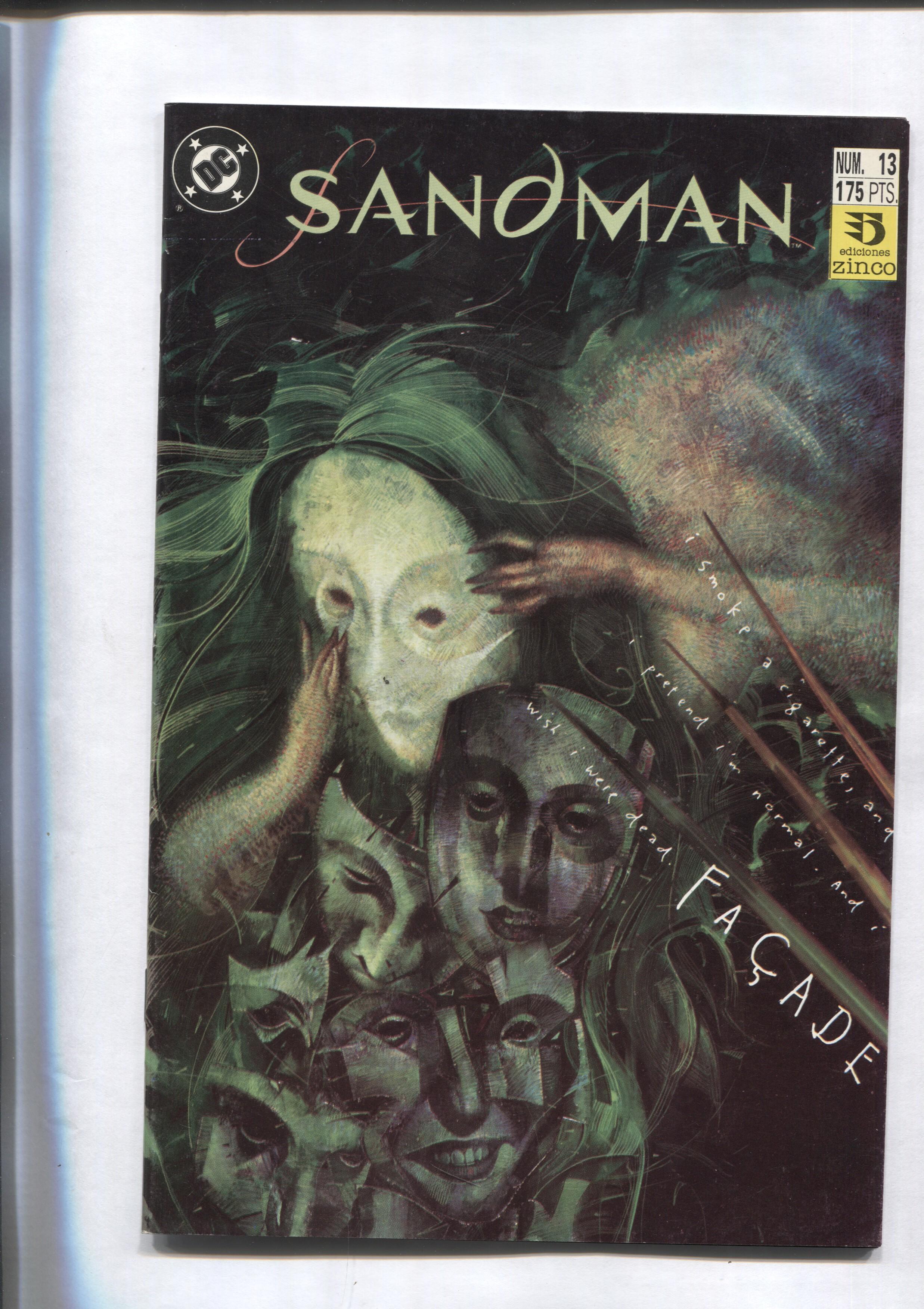 Ediciones Zinco: Sandman numero 13: Façade