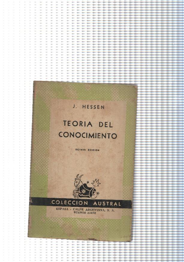 Coleccion Austral num.107: Teoria del conocimiento