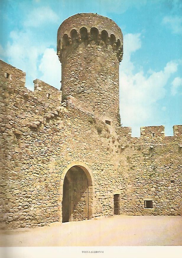 Lamina 12283: Castillo de Tossa de Mar Girona