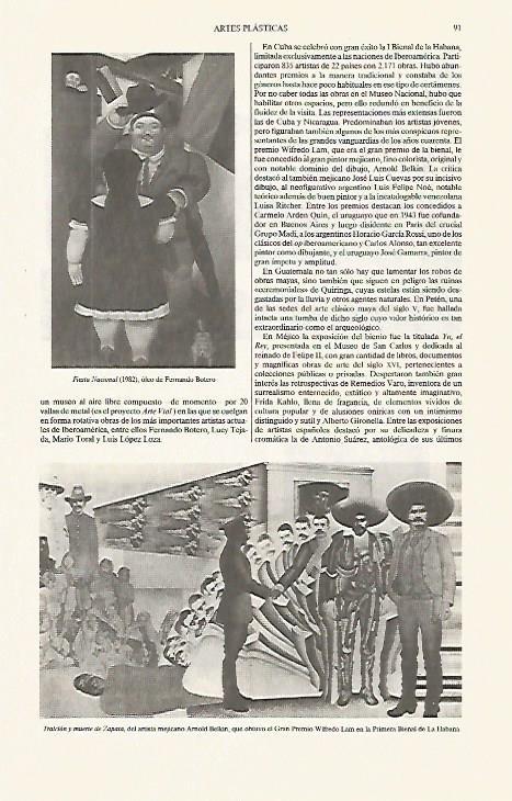 LAMINA ESPASA 31227: Fiesta Nacional por Fernando Botero