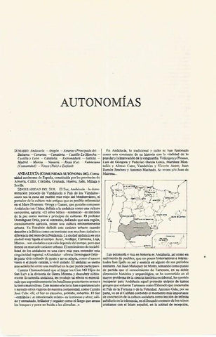 LAMINA ESPASA 31237: Articulo AUTONOMIAS