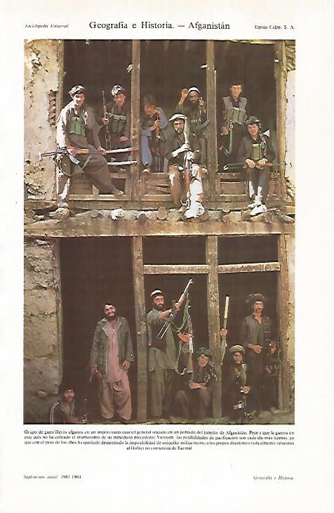 LAMINA ESPASA 31263: Guerrilleros de Afganistan