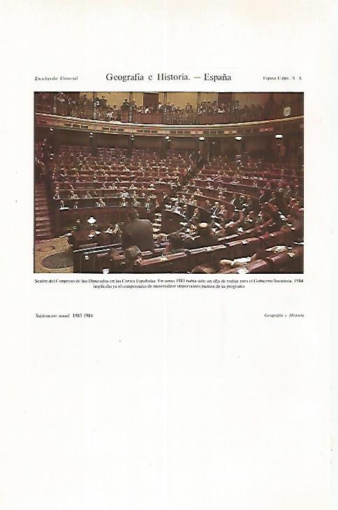 LAMINA ESPASA 31264: Congreso de los Diputados de Madrid 