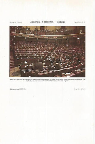 LAMINA ESPASA 31264: Congreso de los Diputados de Madrid 