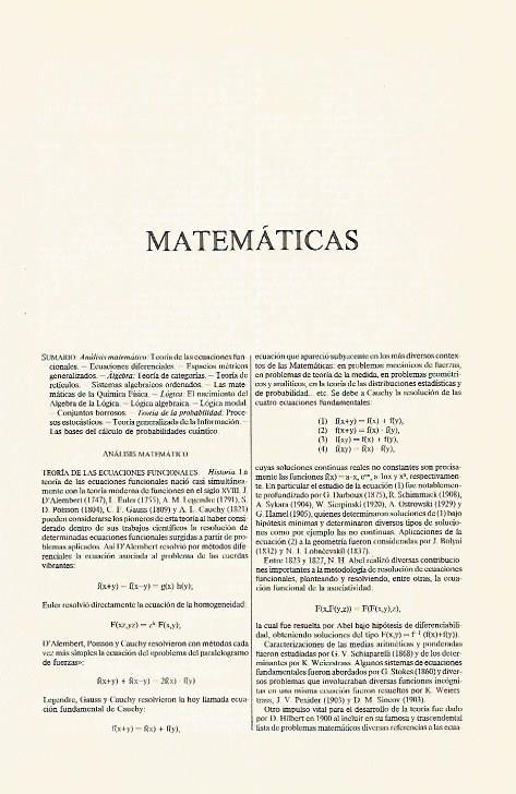 LAMINA ESPASA 31275: Articulo MATEMATICAS